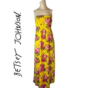 Betsey Johnson Silk Maxi Dress Size 8